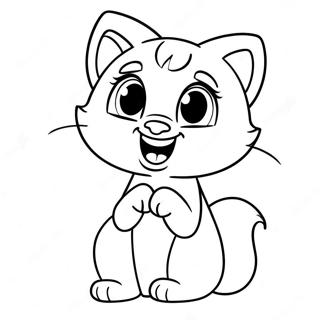 Talking Angela Coloring Page 137823-69290