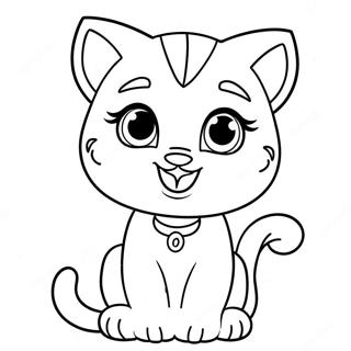 Talking Angela Coloring Page | Coloring-Pages.com