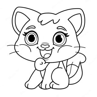 Cute Talking Angela Coloring Page 137824-69293