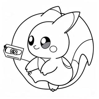 Pokemon Go Coloring Page 137874-69330