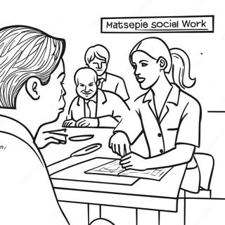 Social Work Coloring Page 138028-69450