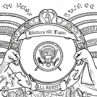 Historical Bill Of Rights Coloring Page 138080-69494