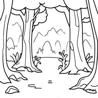 Forest For Adults Coloring Pages