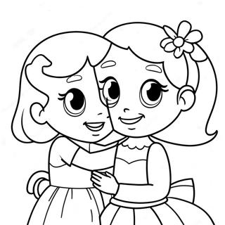 I Love You Sister Coloring Page 138156-69552