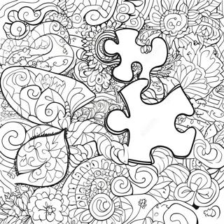 Colorful Jigsaw Puzzle Coloring Page 138183-69573