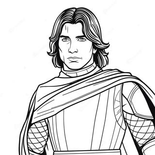 Kylo Ren Coloring Pages