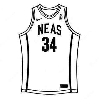 Nba Jersey Coloring Pages