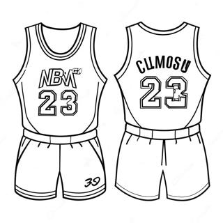 Dynamic Nba Jersey Coloring Page 138289 69668