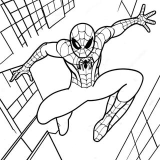 Black Suit Spider Man No Way Home Coloring Page 138336-69691