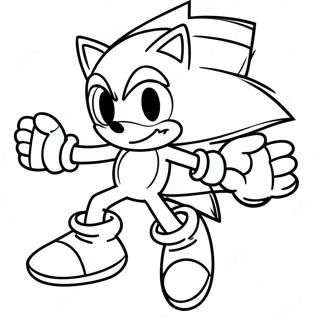 Sonic In Action Coloring Page 138416-69764