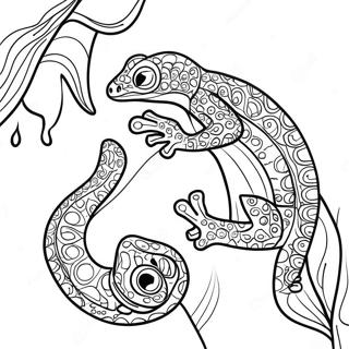 Gecko Coloring Page 138514-69829