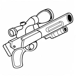 Tactical Sniper Gun Coloring Page 138823-70080