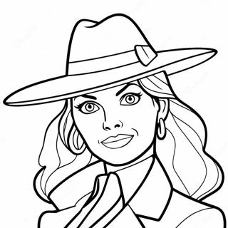 Carmen Sandiego Coloring Pages