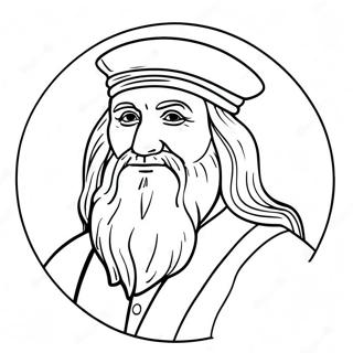 Leonardo Da Vinci Coloring Page 139102-70291