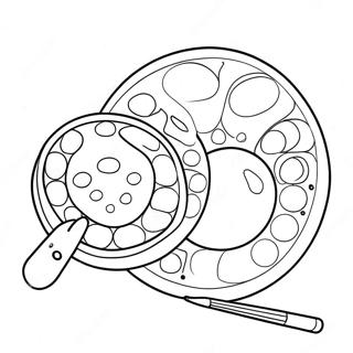 Leonardo Da Vinci Painting Palette Coloring Page 139106-70306