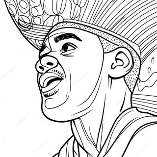 Kyrie Irving In Action Coloring Page 139234-70403