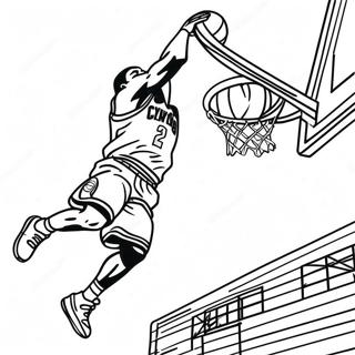 Kyrie Irving Dunking Coloring Page 139235-70406