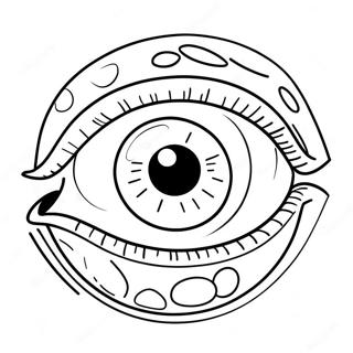 Eyeball Coloring Pages