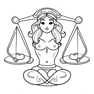 Libra Coloring Pages