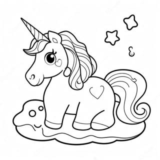 Unicorn Poop Coloring Pages