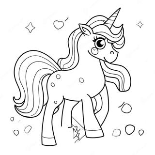 Sparkly Unicorn Poop Coloring Page 139362 70499
