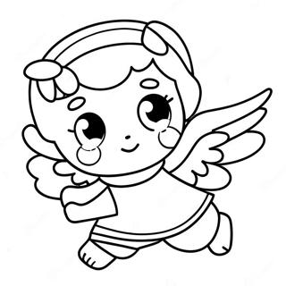 Little Angel Flying Coloring Page 139415-70545