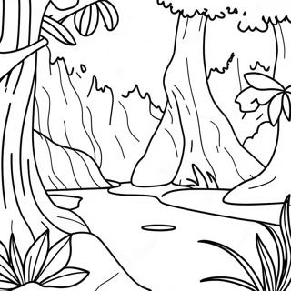 Rainforest Coloring Page 139436-70552