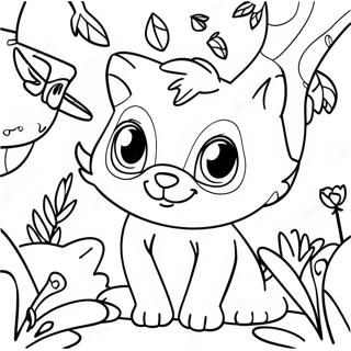 Vibrant Rainforest Animals Coloring Page 139437-70553