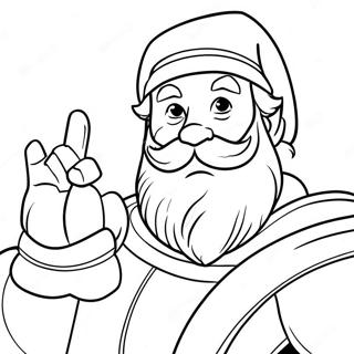 Santa Claus With Avengers Coloring Page 139462-70574