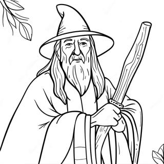 Gandalf The Grey Coloring Page 139489 70602