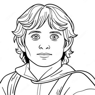Frodo With The One Ring Coloring Page 139490 70606