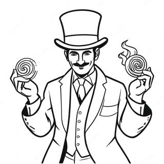 Magician Coloring Page 139511-70611