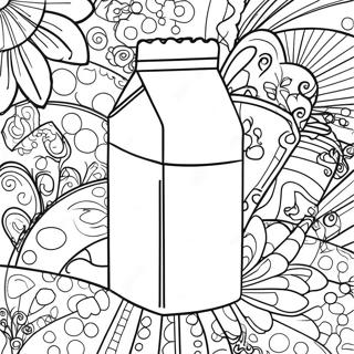 Milk Carton Coloring Pages