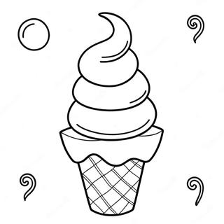 Ice Cream Cone Coloring Page 139691-70750