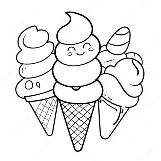 Ice Cream Cone Coloring Page 139691-70752