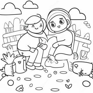 Colorful Picsart Preppy Scene Coloring Page 139719-70780