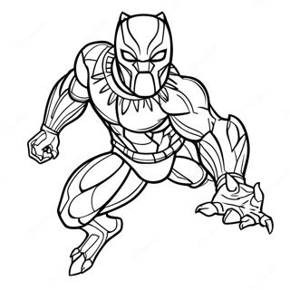 Black Panther Coloring Pages