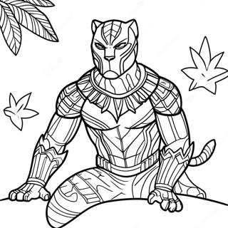Black Panther In Wakanda Coloring Page 14342 3140