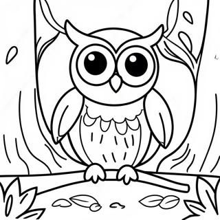 Owl Coloring Pages