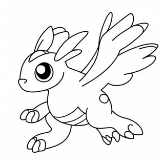 Flying Legendary Pokemon Coloring Page 14895-3259