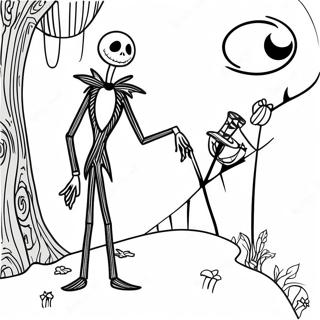 Nightmare Before Christmas Coloring Pages