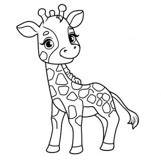 Giraffe Coloring Pages