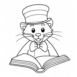 Cat In The Hat Coloring Pages