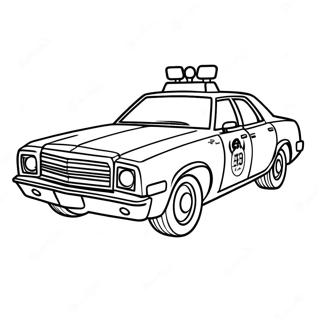Fast Police Car Coloring Page 16082 3517