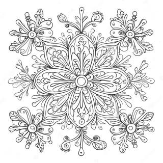 Snowflake Coloring Pages