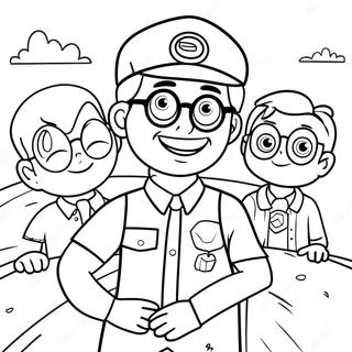 Blippi Coloring Pages