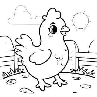 Chicken Coloring Pages