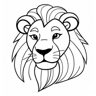 Majestic Lion King Coloring Page 16999-3708