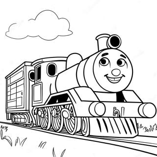 James The Red Engine Coloring Page 17175-3749