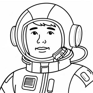 Among Us Crewmate In Space Coloring Page 1723-1719